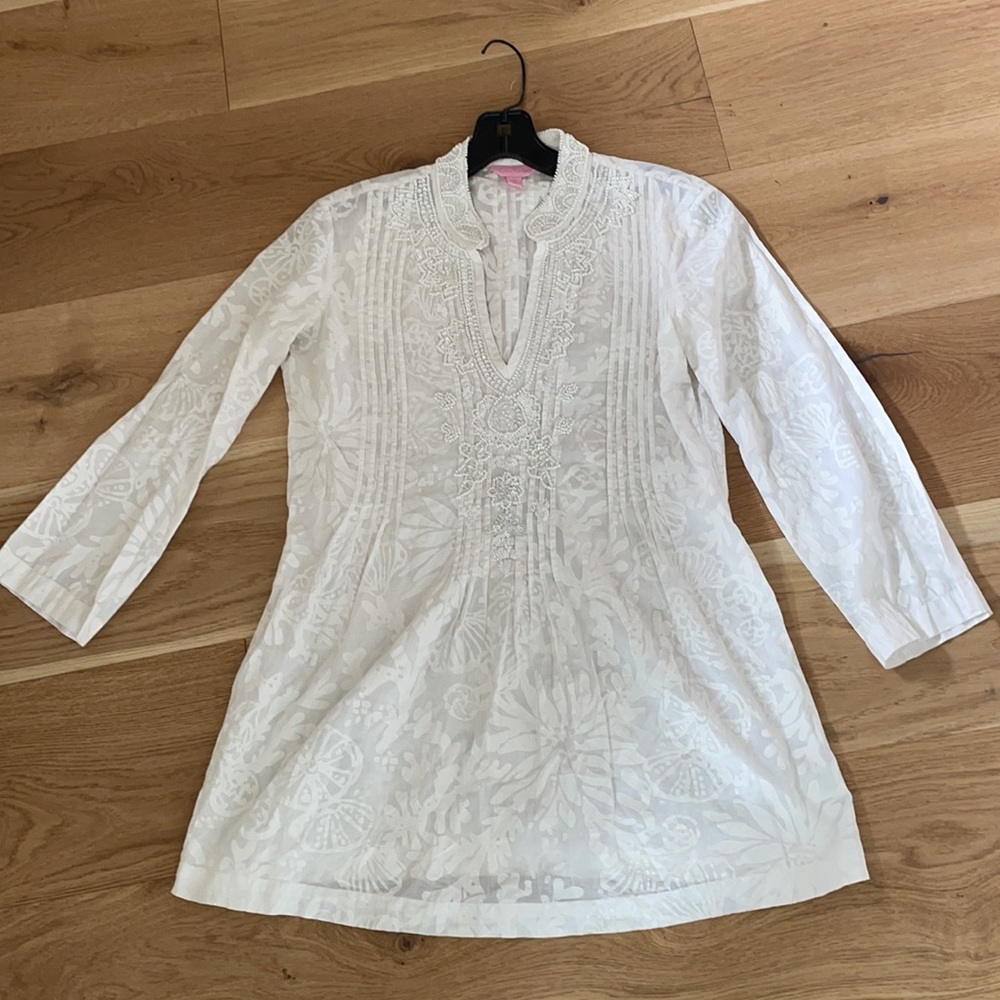 Lilly Pulitzer Sarasota Beaded Tunic